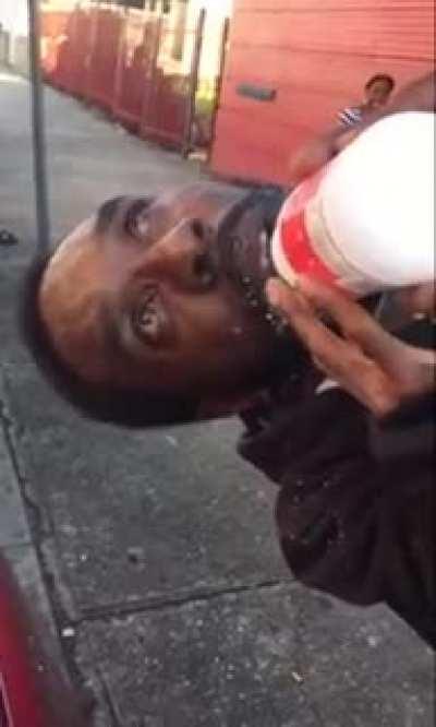 Sittin' sideways, boy's in a daze