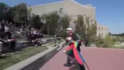 Dude is most definitely rocking