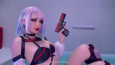 Lucy from Cyberpunk by Aery Tiefling [OC]