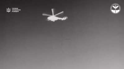 Ukrainian GUR forces claim downing of Russian helicopter by using missile-equipped naval drone. (31/12/2024) 