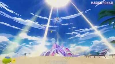 This is just like HoS's outfit with the squeaking shark. I can't take it seriously 😂