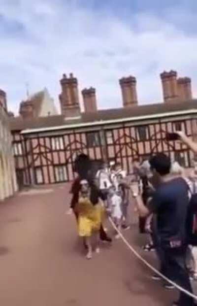 WCGW standing in the way on the wrong side of the rope