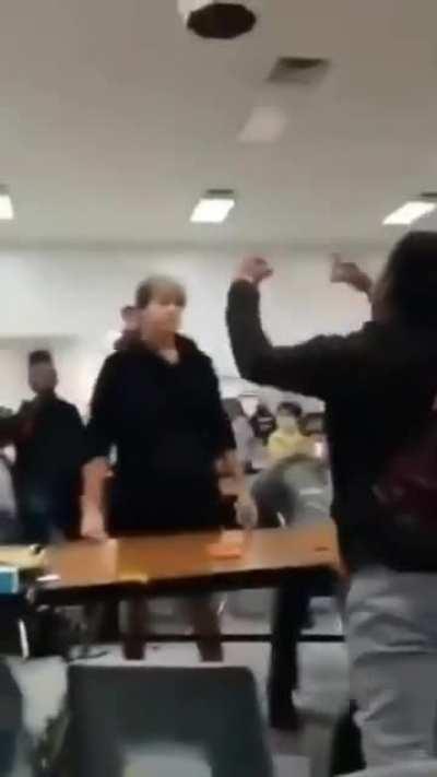 Guy comes in like Crash Bandicoot