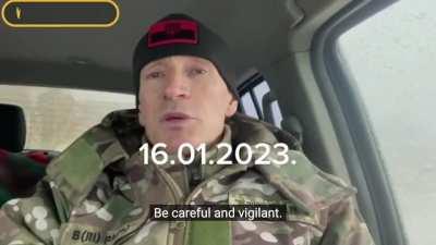 Bakhmut update from Kiyanyn 16-01-23