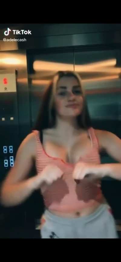 Adele Cash Elevator Boobies