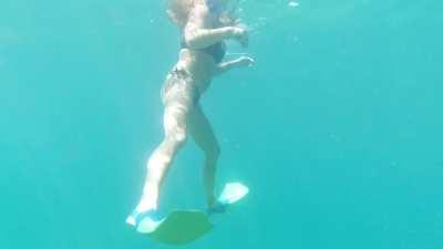 My favorite way to snorkel!