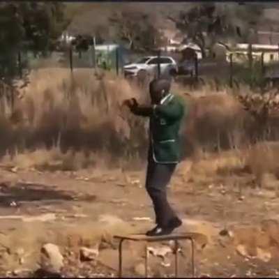 One thing about South Africans? THEY WILL DANCE