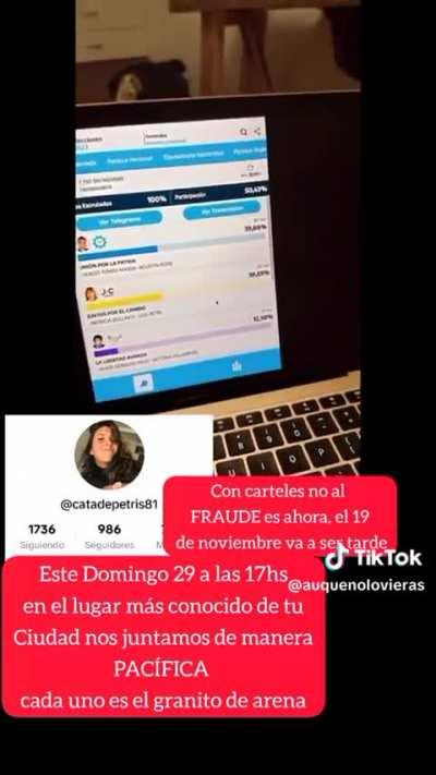 Te puede no gustar Javier Milei, pero esto es un golpe de estado moderno, vos, estas a favor del golpe de estado en pleno 2023?