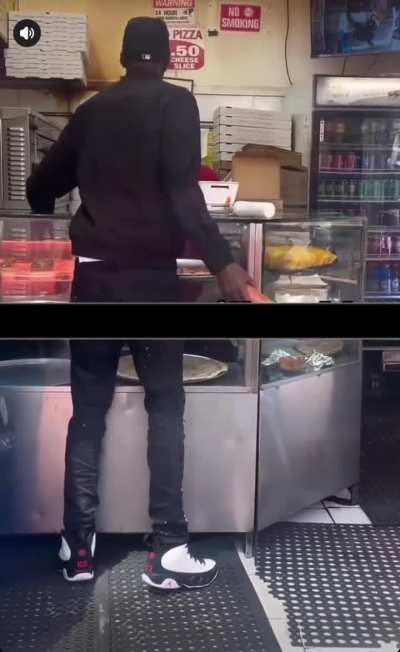 A heated argument over cold pizza