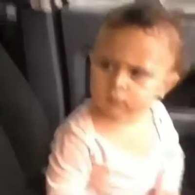 Quite annoyed by the laughter