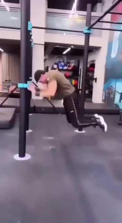 When you finally decide to start going to the gym