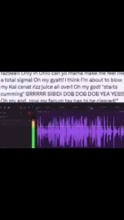 Thanks, I hate when Hentai VAs voice Gen Alpha Slang like Skibidi toilet, fanum tax, and Kai Cenat Rizz Juice