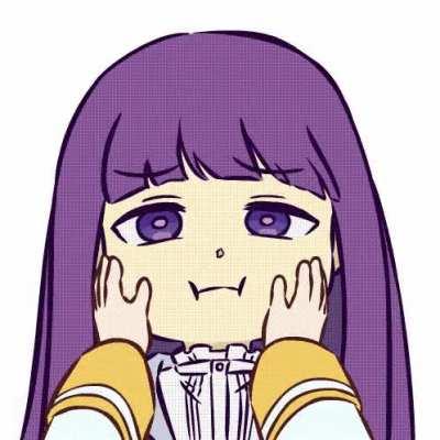 Frieren squeezing Fern's pouty face (By 仙界亡灵)