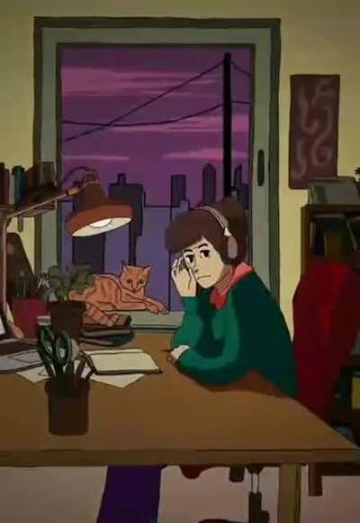 Just some normal lofi hipop girl footage