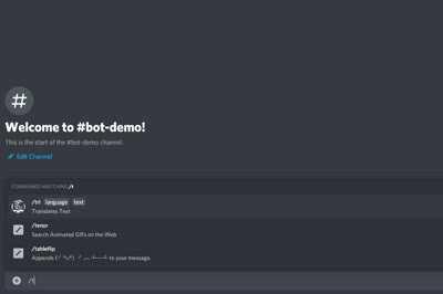 I made a translator bot for multilingual communities using the new slash commands!
