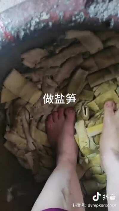 支那传统美食之盐笋😋