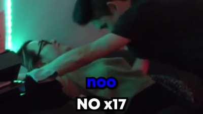 I was asked(told) to