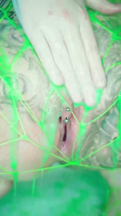 Radioactive green vomit