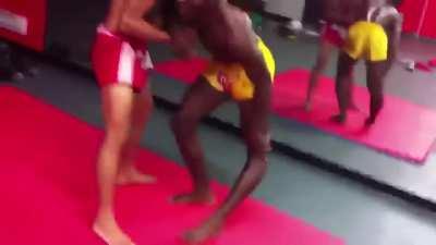 Now that's got to be unbelievably painful, it was painful to watch.