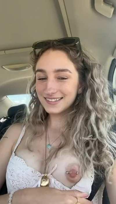 2000s Porn Car Cute Flashing Porn GIF by bbygirljules