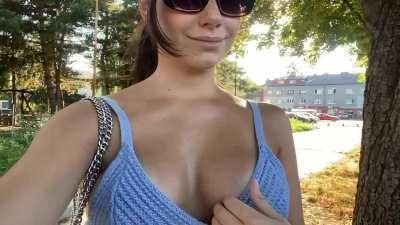Would you suck on these perky boobs
