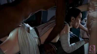 Rey threesome (Niisath) [Star Whores] (Short Movie) WS 🔊