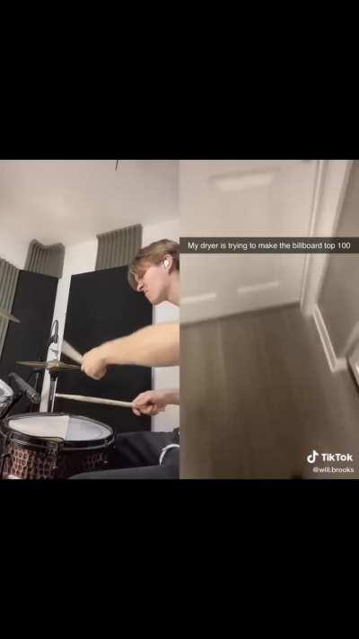 Just a dryer casually spitting fire.