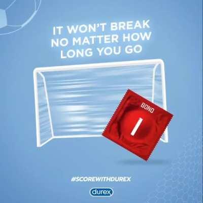 Somebody at Durex deserves a raise