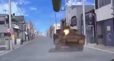 Girls and panzer (panzer is German for tank) STTA