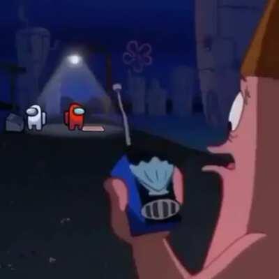 he just standing there menacingly!!!