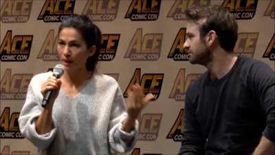 I know we all have concerns about the rebooting, but no matter what version of Daredevil we're going to get, we can count on Charlie and his dedication and passion for character. He will continue to do everything he can to elevate the quality and be at th