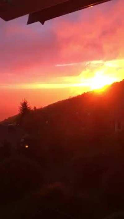 Sonnenuntergang im Schwarzwald, 26.05.2021
