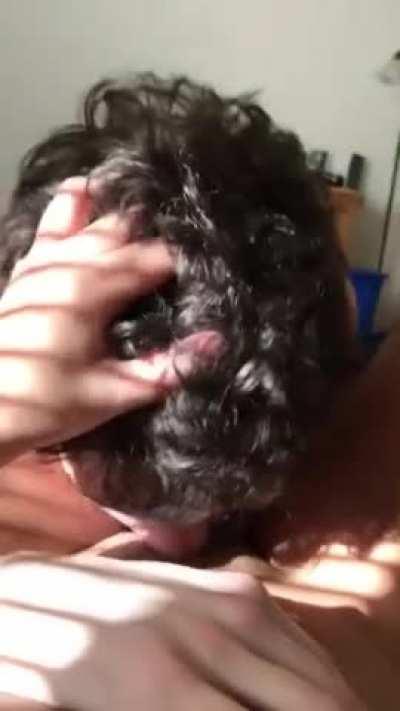 He takes good care of her pussy