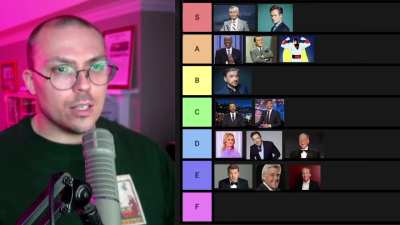 Anthony Fantano talking about Conan in his Talk Show Host Tier List video