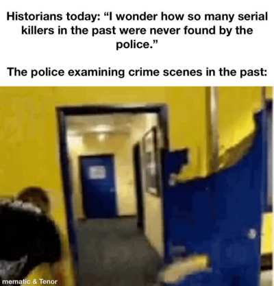 They weren’t exactly the best at handling evidence