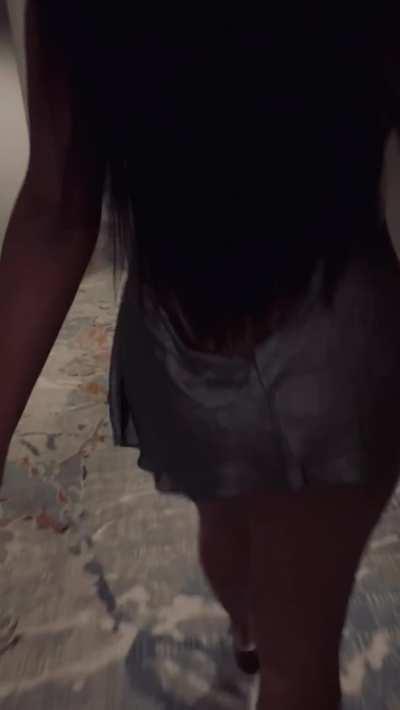 Dress might have been a little short for commando…