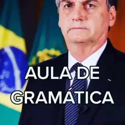 Atenção para a aula de gramática 🔞