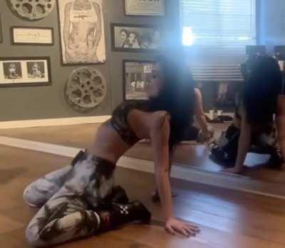 Paige’s riding skills must be on point