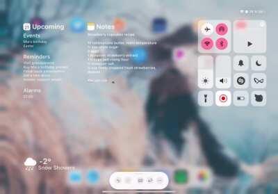 [Free Release] Yuna 🍃, upcoming events, notes & weather in the control center