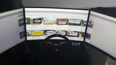 Not a bad way to start up iRacing 😂