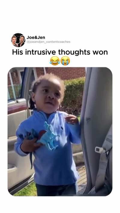 When Intrusive thoughts won, instant regret 🤣