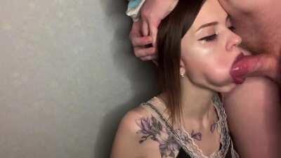 freya stein finishes him with her mouth and swallows his load