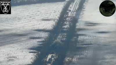 Russian convoy in Donbas pounded by Ukraine forces