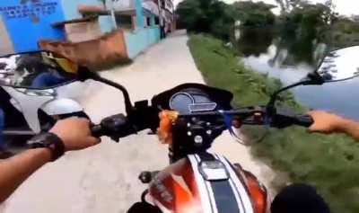 My man don't know how to hit break 