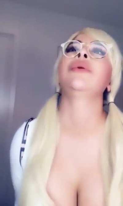 Big Titty Blonde Bimbo. . .