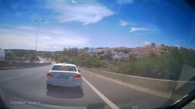 Idiot BMW driver - Portugal A5
