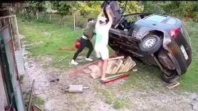 When r/RedneckEngineering goes wrong.