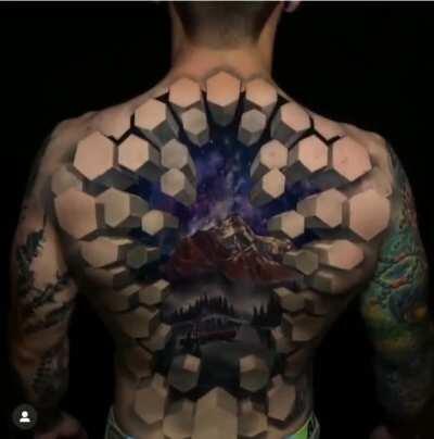 Moving illusion tattoo by Jesse Rix (@jesse_rix)