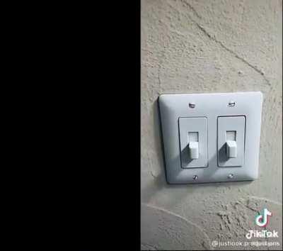 What is this light switch for?