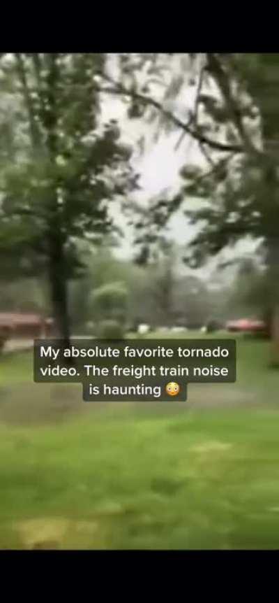 The sound of an approaching tornado